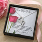 Double Heart Necklace - Red Rose - 247Wish4You