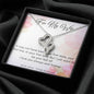 Double Heart Necklace - Pink Floral - 247Wish4You