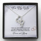 Double Heart Necklace - Wedding Rings - 247Wish4You