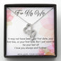 Double Heart Necklace - Pink Floral - 247Wish4You