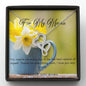 Double Hearts Necklace - Flower Mug - 247Wish4You