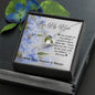 Eternal Love Necklace - Blue Flowers - 247Wish4You