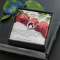 Eternal Love Necklace - Red Roses - 247Wish4You