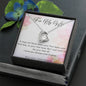 Eternal Love Necklace - Pink Floral - 247Wish4You