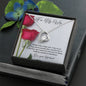 Eternal Love Necklace - Red Rose - 247Wish4You