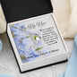 Eternal Love Necklace - Blue Flowers - 247Wish4You