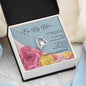 Eternal Love Necklace - Pink & Yellow Roses - 247Wish4You