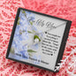 Eternal Love Necklace - Blue Flowers - 247Wish4You