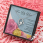 Eternal Love Necklace - Pink & Yellow Roses - 247Wish4You