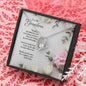 Eternal Love Necklace - White & Pink Roses - 247Wish4You