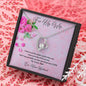 Eternal Love Necklace - Pink Flowers - 247Wish4You