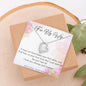 Eternal Love Necklace - Pink Floral - 247Wish4You