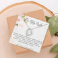 Eternal Love Necklace - White Roses - 247Wish4You