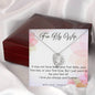 Eternal Love Necklace - Pink Floral - 247Wish4You