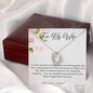 Eternal Love Necklace - White Roses - 247Wish4You