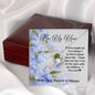 Eternal Love Necklace - Blue Flowers - 247Wish4You