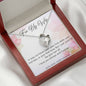 Eternal Love Necklace - Pink Floral - 247Wish4You