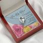 Eternal Love Necklace - Pink & Yellow Roses - 247Wish4You