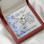 Eternal Love Necklace - Blue Flowers - 247Wish4You