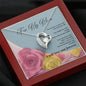 Eternal Love Necklace - Pink & Yellow Roses - 247Wish4You