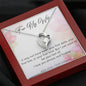 Eternal Love Necklace - Pink Floral - 247Wish4You