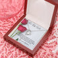 Eternal Love Necklace - Red Rose - 247Wish4You