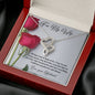 Double Heart Necklace - Red Rose - 247Wish4You