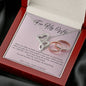 Double Heart Necklace - Pink Wedding Rings - 247Wish4You