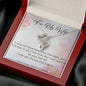 Double Heart Necklace - Pink Floral - 247Wish4You