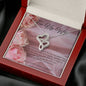 Double Heart Necklace - Pink Rose - 247Wish4You