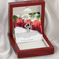 Double Heart Necklace - Red Roses - 247Wish4You