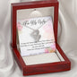 Double Heart Necklace - Pink Floral - 247Wish4You