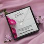 Infinity Bracelet with up to 4 Charms for Initials - Pink Carnations - 247Wish4You