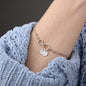 Infinity Bracelet with up to 4 Charms for Initials - Endless Love - 247Wish4You