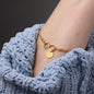 Infinity Bracelet with up to 4 Charms for Initials - "Like a Diamond" - 247Wish4You