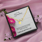 Infinity Bracelet with up to 4 Charms for Initials - Pink Carnations - 247Wish4You