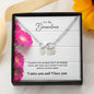 Infinity Bracelet with up to 4 Charms for Initials - Pink Carnations - 247Wish4You