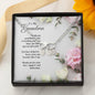 Infinity Bracelet with up to 4 Charms for Initials - White & Pink Roses - 247Wish4You