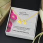 Infinity Bracelet with up to 4 Charms for Initials - Pink Carnations - 247Wish4You
