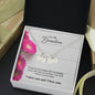 Infinity Bracelet with up to 4 Charms for Initials - Pink Carnations - 247Wish4You