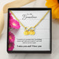 Infinity Bracelet with up to 4 Charms for Initials - Pink Carnations - 247Wish4You