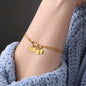 Infinity Bracelet with up to 4 Charms for Initials - Endless Love - 247Wish4You