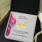 Infinity Bracelet with up to 4 Charms for Initials - Pink Carnations - 247Wish4You
