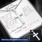 Personalized Engraved Cross Necklace - Endless Love - 247Wish4You