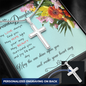 Personalized Engraved Cross Necklace - Love, Hope & Beauty - 247Wish4You