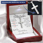 Personalized Engraved Cross Necklace - Now & Forever Love - 247Wish4You