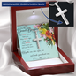 Personalized Engraved Cross Necklace - Love, Hope & Beauty - 247Wish4You