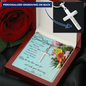 Personalized Engraved Cross Necklace - Love, Hope & Beauty - 247Wish4You
