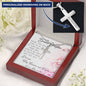 Personalized Engraved Cross Necklace - Today, Tomorrow & Forever Love - 247Wish4You