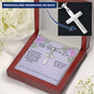 Personalized Engraved Cross Necklace - Mother-in-Law - 247Wish4You